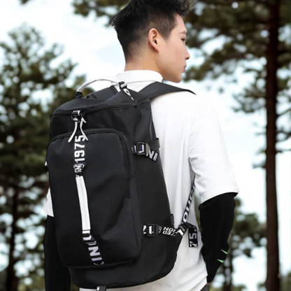 1975 Travel Lightweight Gym Bag - Large Capacity & Durable Nylon | Fitness Backpack for Active Lifestyles