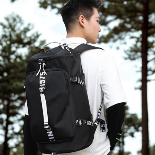 1975 Travel Lightweight Gym Bag - Large Capacity & Durable Nylon | Fitness Backpack for Active Lifestyles
